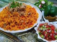 پلو بندری با تن ماهی