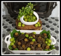 دلمه برگ مو ورق بزن عزیزم