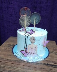 کیک سفارشی وزن یک کیلو..