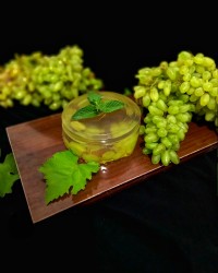 ژله آلوئه ورا با انگور