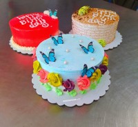 کیک خانومانه گل گلی