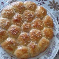 نان باقلوایی بدون شربت