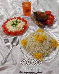 باقالی پلو با ماهی لینک کانال لوازم آشپزخونه تغییر کرد