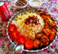 جوجه زعفرانی