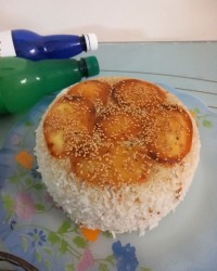 خوراک مرغ وبادمجان ورق بزن قشنگم