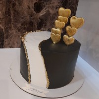 کیک با تکنیک فالت لاین