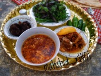 آبگوشت میدونی با لوبیا سفید