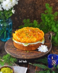 کیک باقلوا با محلبی