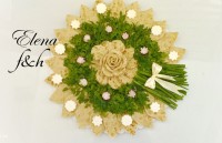 تزیین نون پنیر سبزی