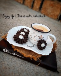 قرابیه نارگیلی شکلاتی