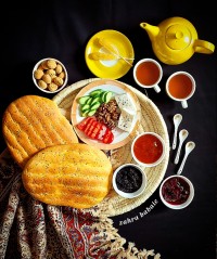 نان بربرى خانگی