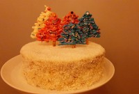 کیک سفیدبرفی