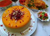 خورشت خروس محلی