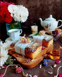 کیک باقلوای نارگیلی