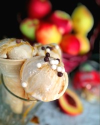 بستنی کاراملی