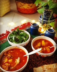 آب گوشت خوشمزه