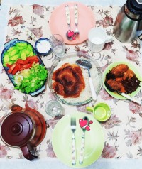 سفره افطار اول ماه محرم