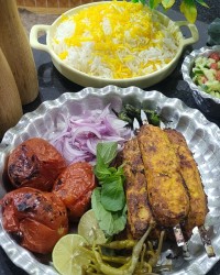 کوبیده مرغ در تستر