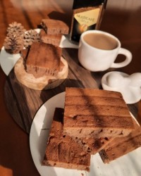 کیک خونگی در تابه دو طرفه