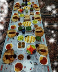 سفره مهمونی