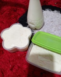 کره و دوغ خونگی ورق بزن گلم