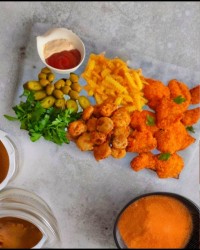 مرغ وقارچ سوخاری