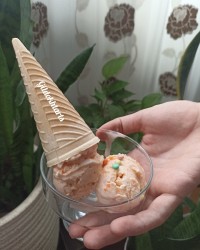 بستنی میوه ای (دستور خانم سراجی)