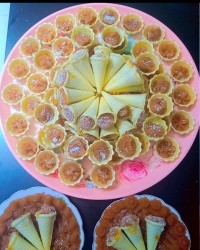 حلوای هل و گلاب حلوای نذری.