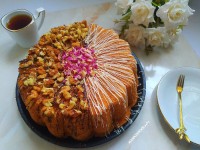 کیک نسکافه گردویی