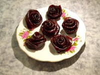 لواشک آلو سیاه و آلبالو