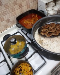 خوراک مرغ ورق بزن دوست گلم