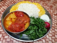 خورش سیب زمینی