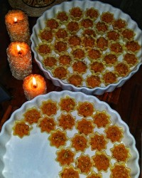 حلوای نذری حلوا عربی شیرخشک