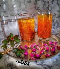 شربت خاکشیروتخم شربتی