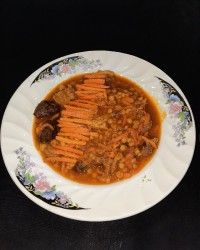 خورشت هویج و آلو
