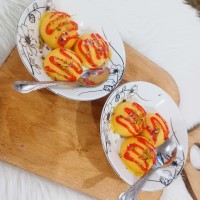 بستنی میوه ای (انبه)بدون ثعلب