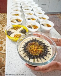 آش شله قلمکار نذری تاسوعا