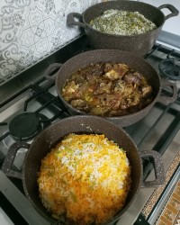 باقالی پلو با گردن