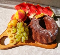 کیک موز و شکلات