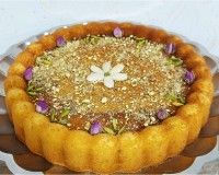 کیک باقلوا پسته ای
