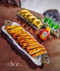 بورک گوشت با قارچ
