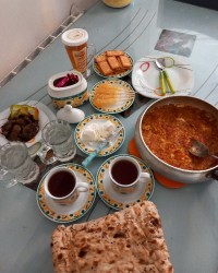 املت بادمجان و گوجه فرنگی ورق بزن دوست گلم