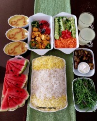 جوجه کباب زعفرانی