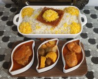 خوراک مرغ وسبزیجات