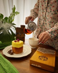 چیزکیک زعفرانی