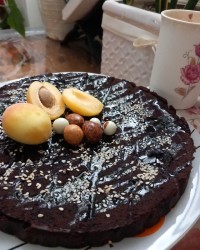 کیک براونی ورق بزن دوست گلم