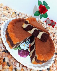 زبرا کیک پنبه ای