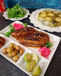 بادمجان شکم پر مازندرانی