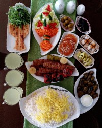 کباب کوبیده تولدت مبارک عطای عزیزم