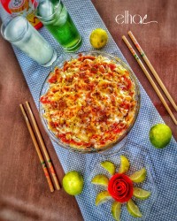 فتوچینی با سس گوشت